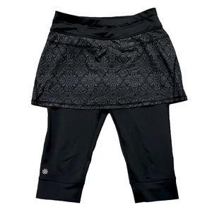 Athleta 2 in 1 Crop Leggings